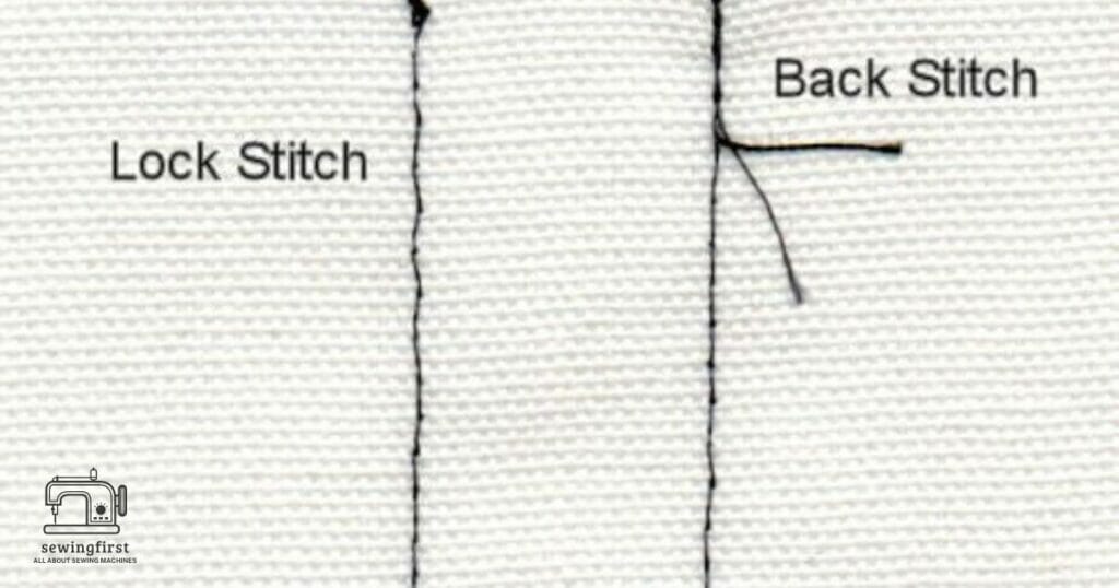 difference between back stitch and lock stitch