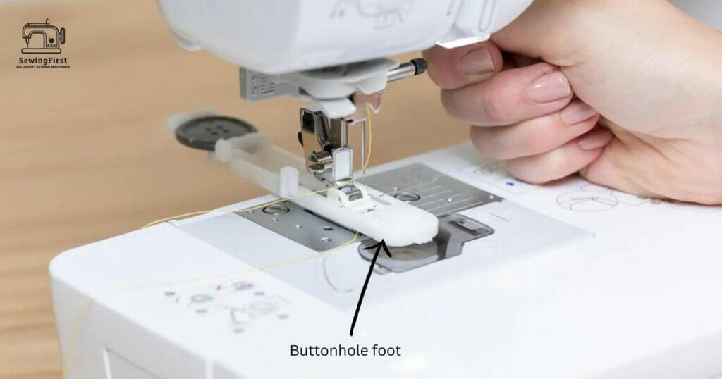 Position The Presser Foot On Your Fabric